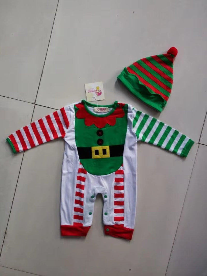 Christmas Baby Rompers Santa Costumes Baby Clothing Sets Overall Baby Boy Clothes Jumpsuit Roupa De Bebe Roupas Para Bebe Menino