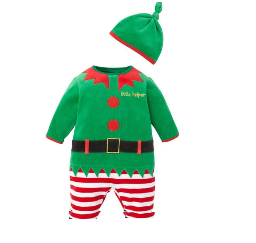 Christmas Baby Rompers Santa Costumes Baby Clothing Sets Overall Baby Boy Clothes Jumpsuit Roupa De Bebe Roupas Para Bebe Menino